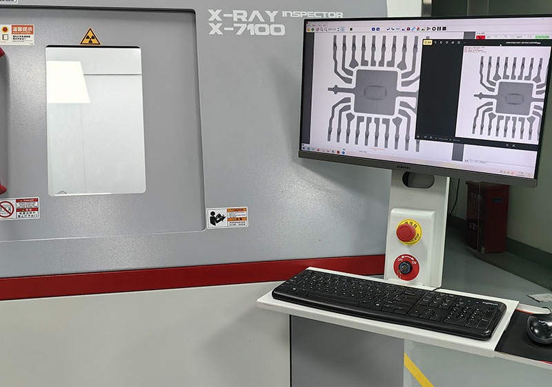 X-Ray inspector machine used for incoming component inspection at Trusty IC