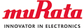 muRata Manufacturing logo - ceramic capacitors and electronic modules